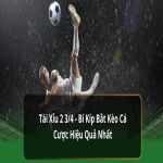 Kèo tài xỉu 2 3/4